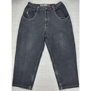 Vintage JNCO Low Down 169 Jeans Mens 33x32 Denim Wide Leg Relaxed Fit USA 90s
